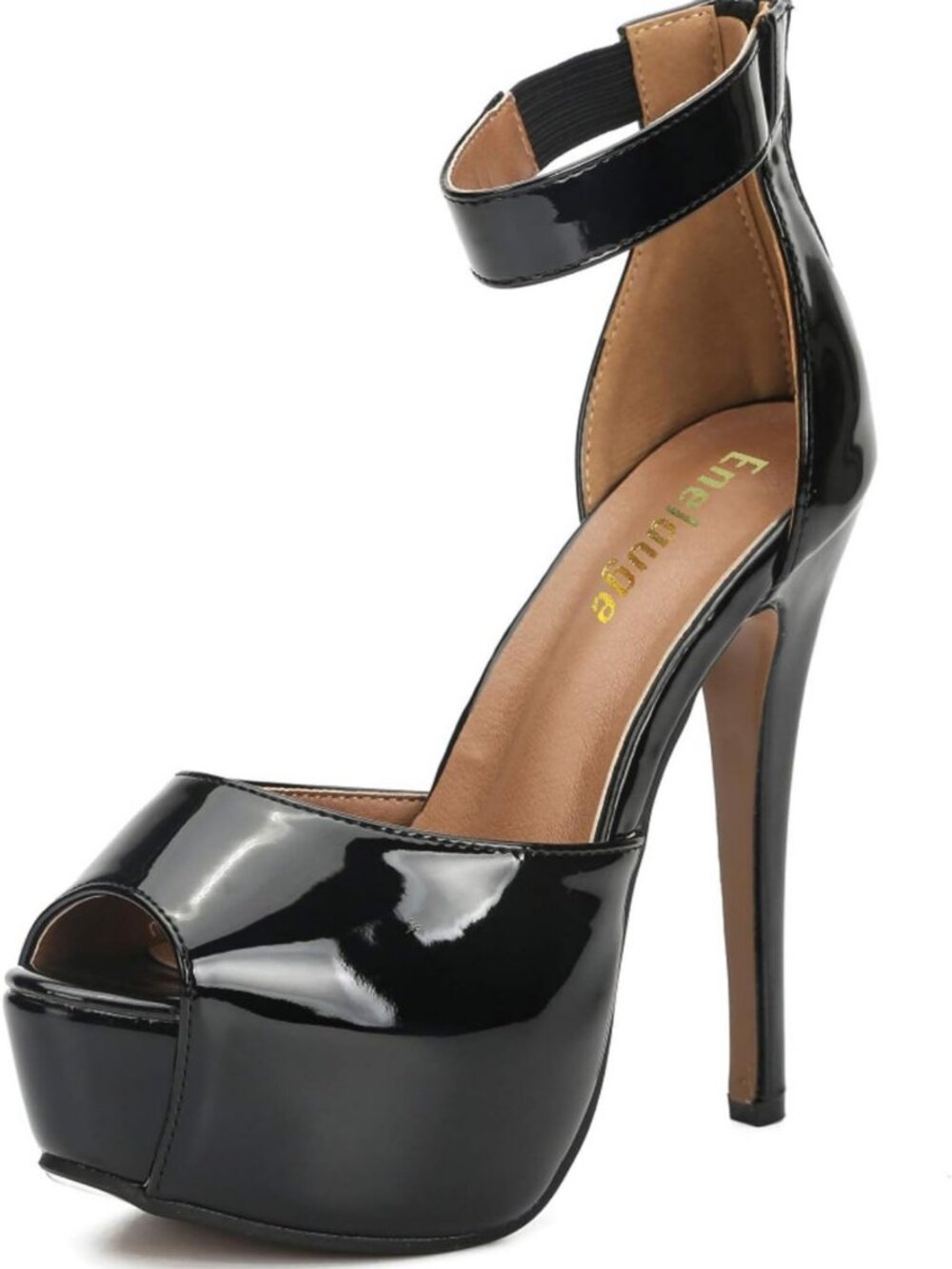 Sexy Peep Toe Buckle Platform Stiletto High Heels Sandals for Weddings & Parties
